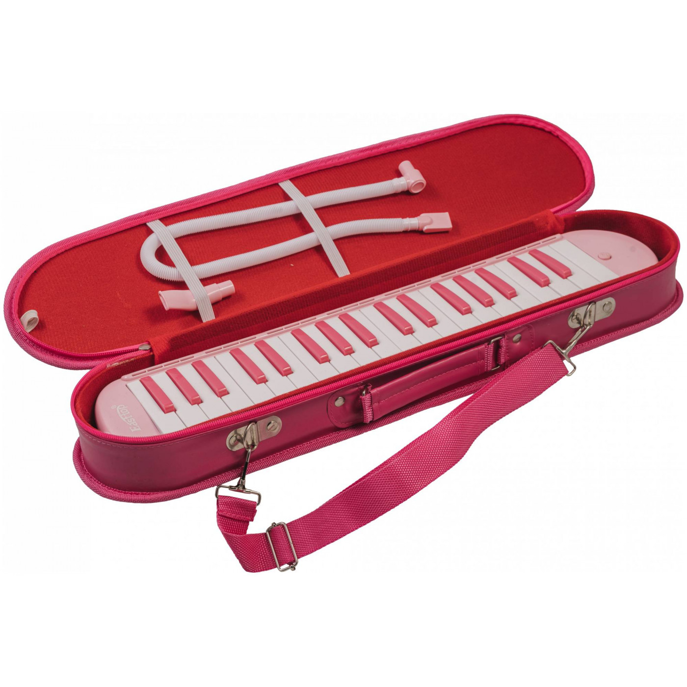 BEE BM-37SL PINK - Мелодика духовая клавишная 37 клавиш, розовый, мягкий чехол