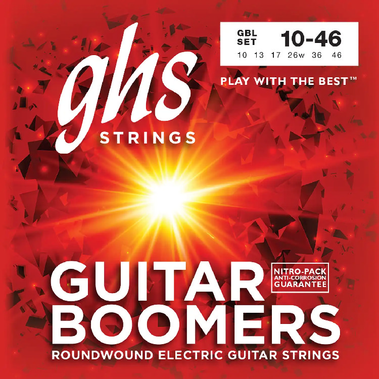 GHS STRINGS GBL GUITAR BOOMERS струны для электрогитары