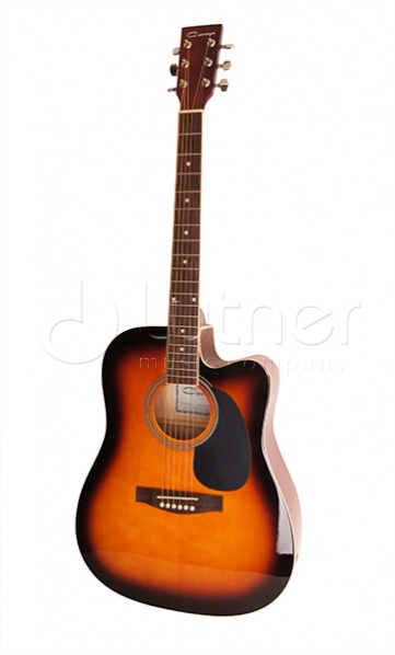 Caraya F631CEQ-BS Электро-акустическая гитара, с вырезом