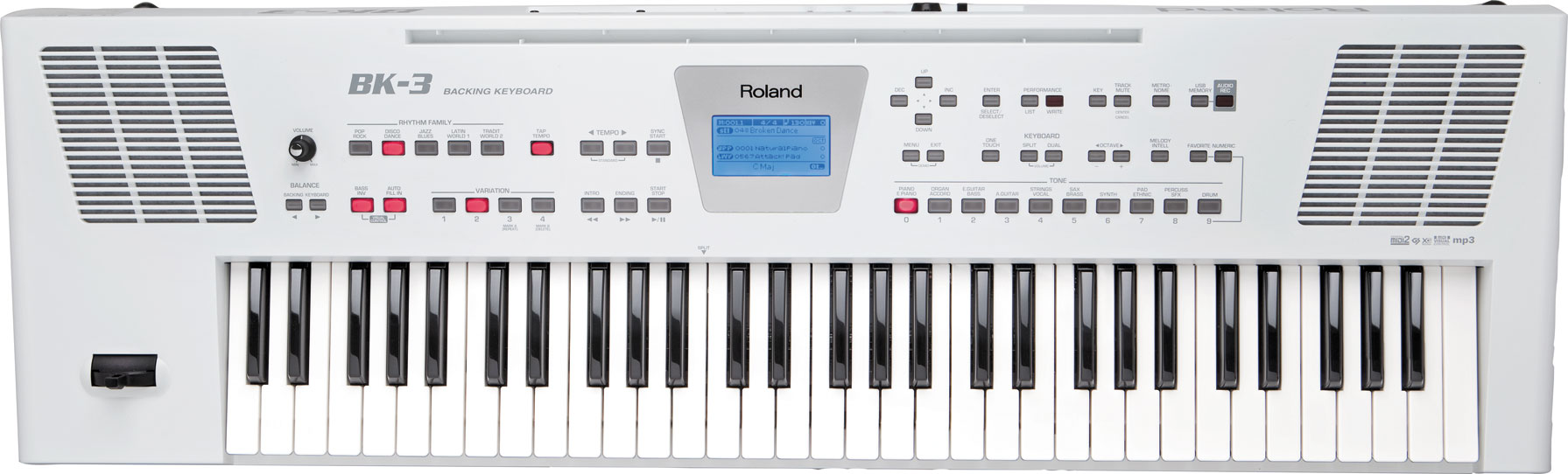ROLAND BK-3-WH синтезатор