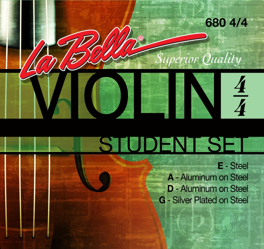 LaBella 680 Комплект струн для скрипки размером 4/4, металл