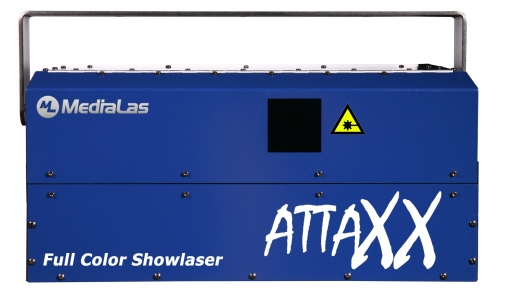 Attaxx Pro 1,5 RGB MEDIALAS RGB лазерная система. Оптическая мощность 1,5W (B>0,35W, BR>0,4W, G>0,7W