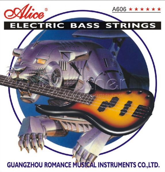 Alice A606(5)-M Комплект струн для 5-струнной бас-гитары, никель, 45-130