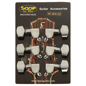 SQOE QZ-QFB-03 комплект колковой механики для акустической гитары